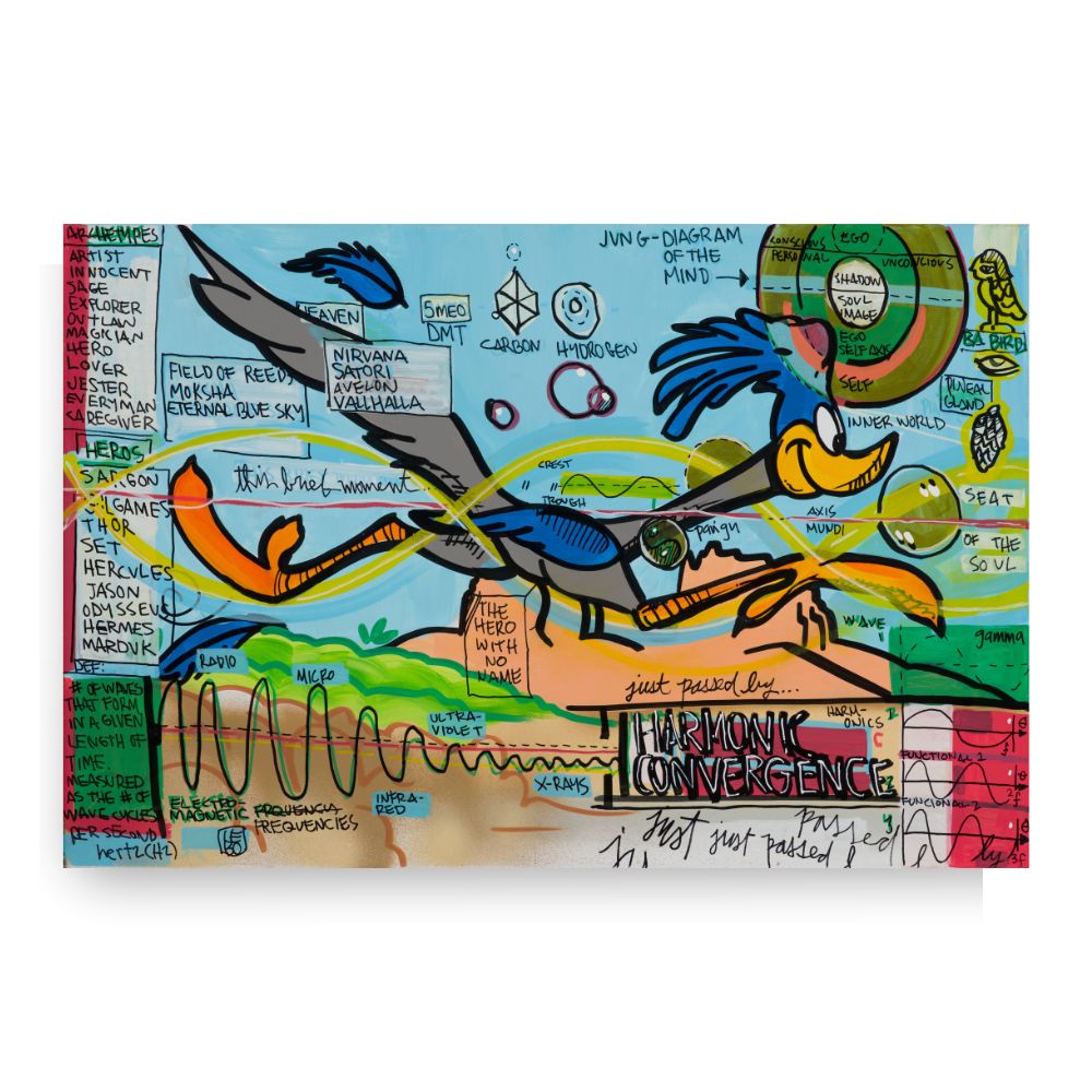 Loony Harmonic Convergence - Lebo Steel Mineral Print Series